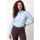 Miss Etam blouse met print - lichtblauw