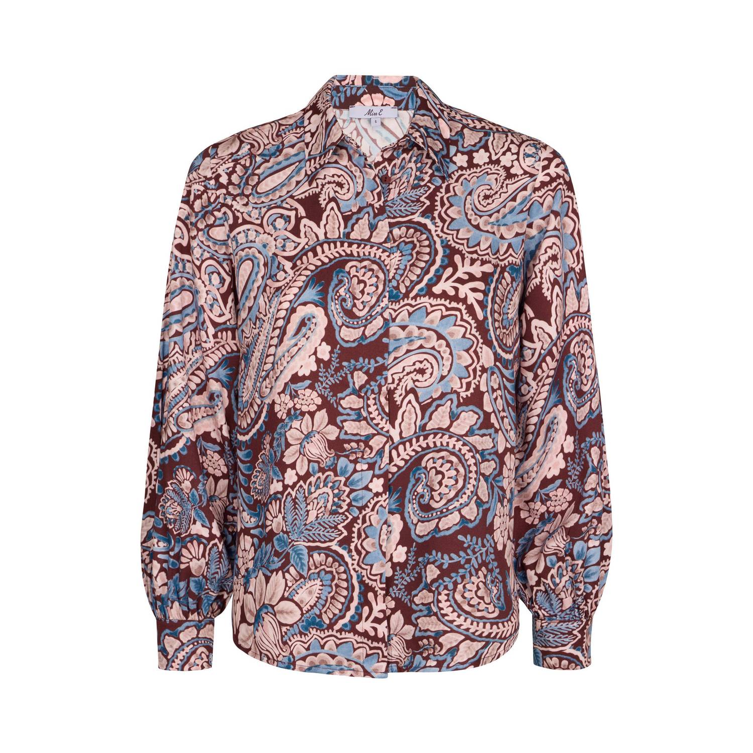 Miss Etam blouse met print donkerrood