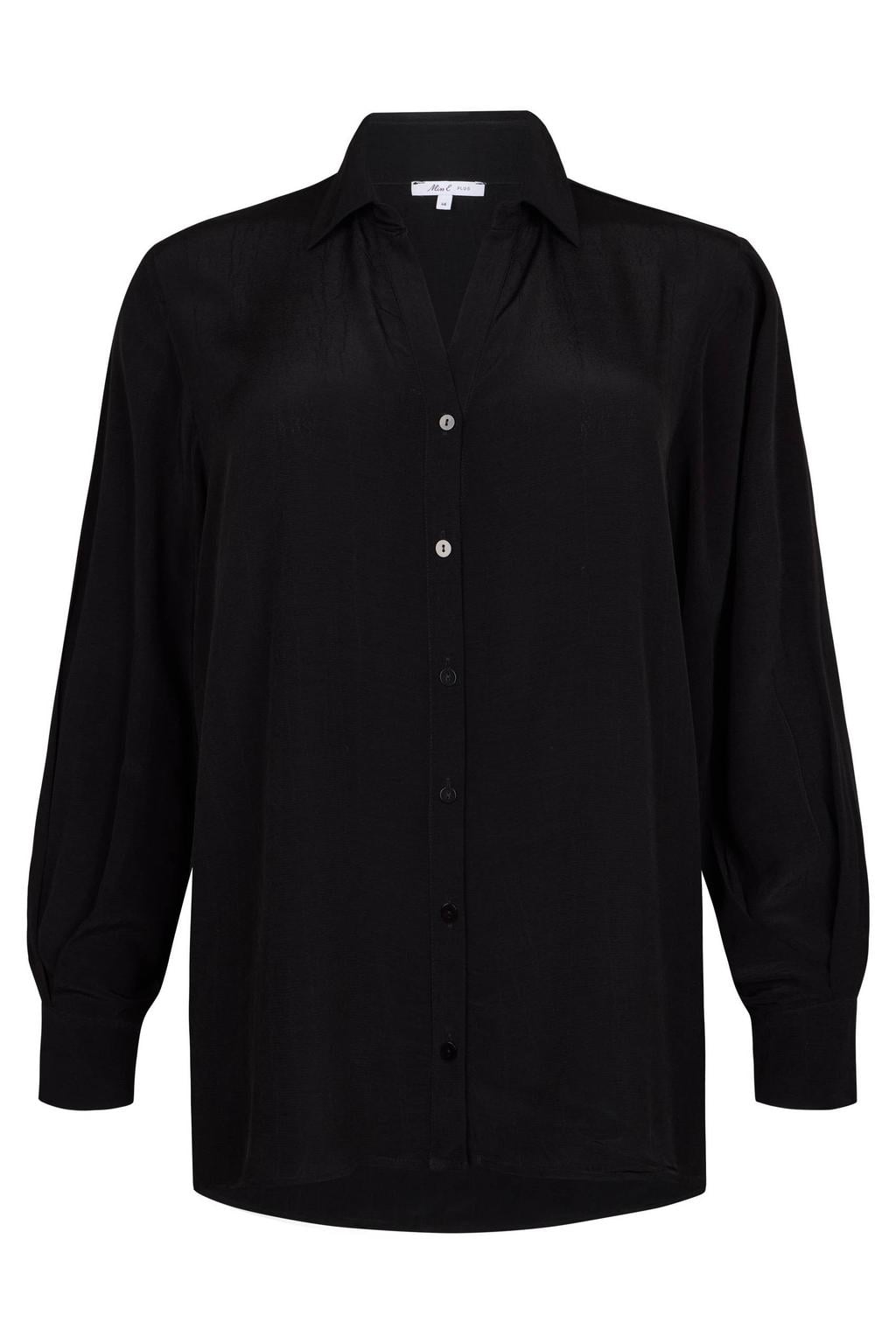 Miss Etam Plus blouse - zwart
