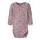 NAME IT BABY gebreide gebloemde romper - lila