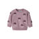 NAME IT BABY sweater met borduursels en print - roze