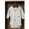 NAME IT BABY katoenen romper met ruches en print - beige