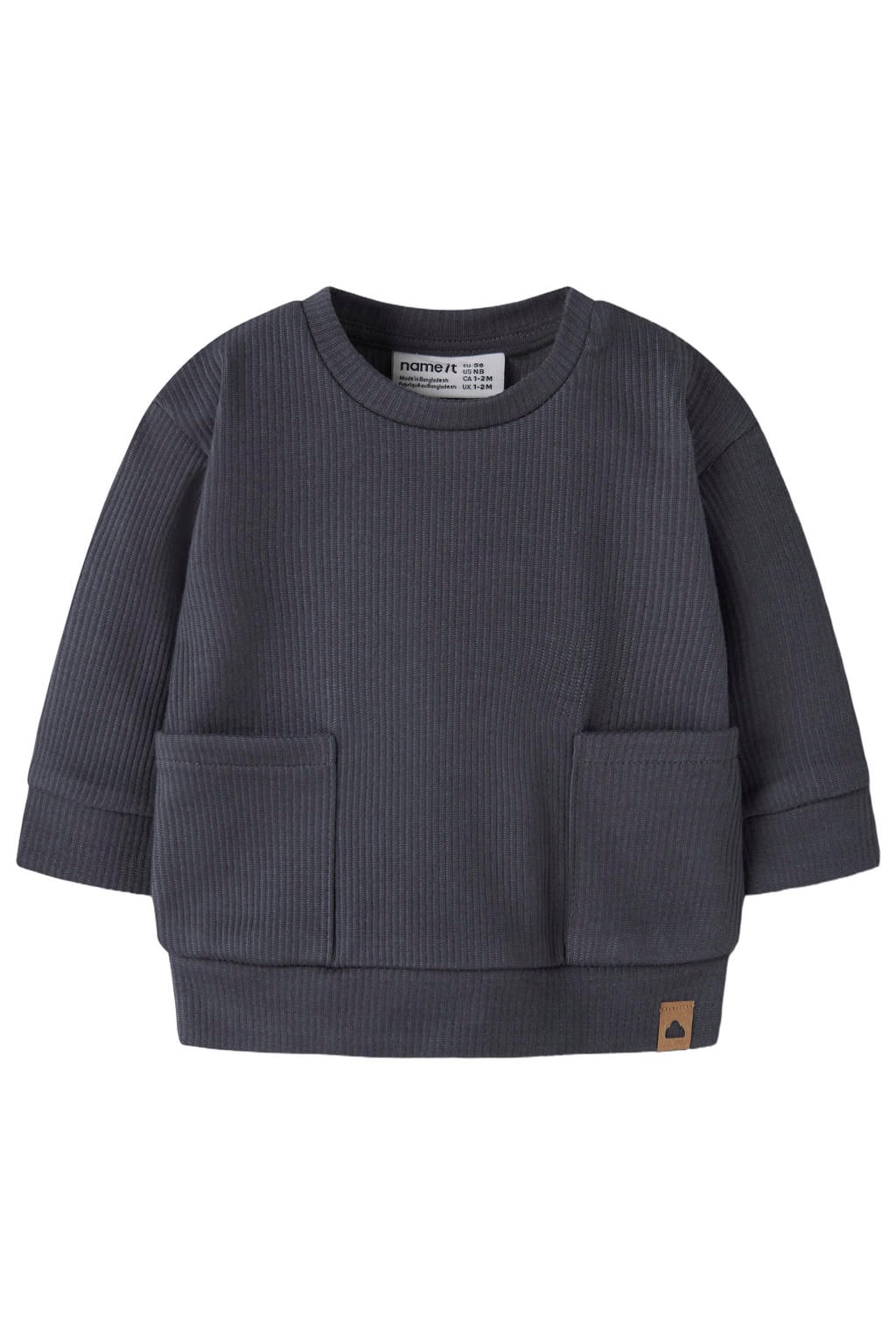 NAME IT BABY sweater - donkerblauw
