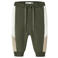 NAME IT BABY joggingbroek - olijfgroen/beige/wit