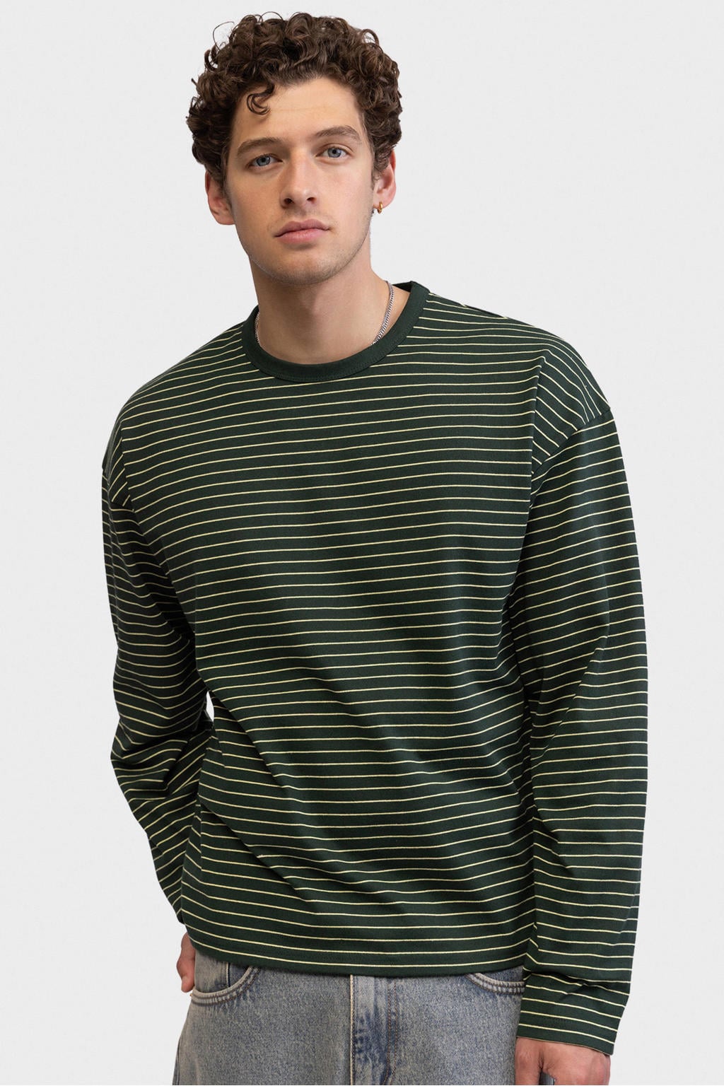 Redefined Rebel boxy gestreepte longsleeve - eden