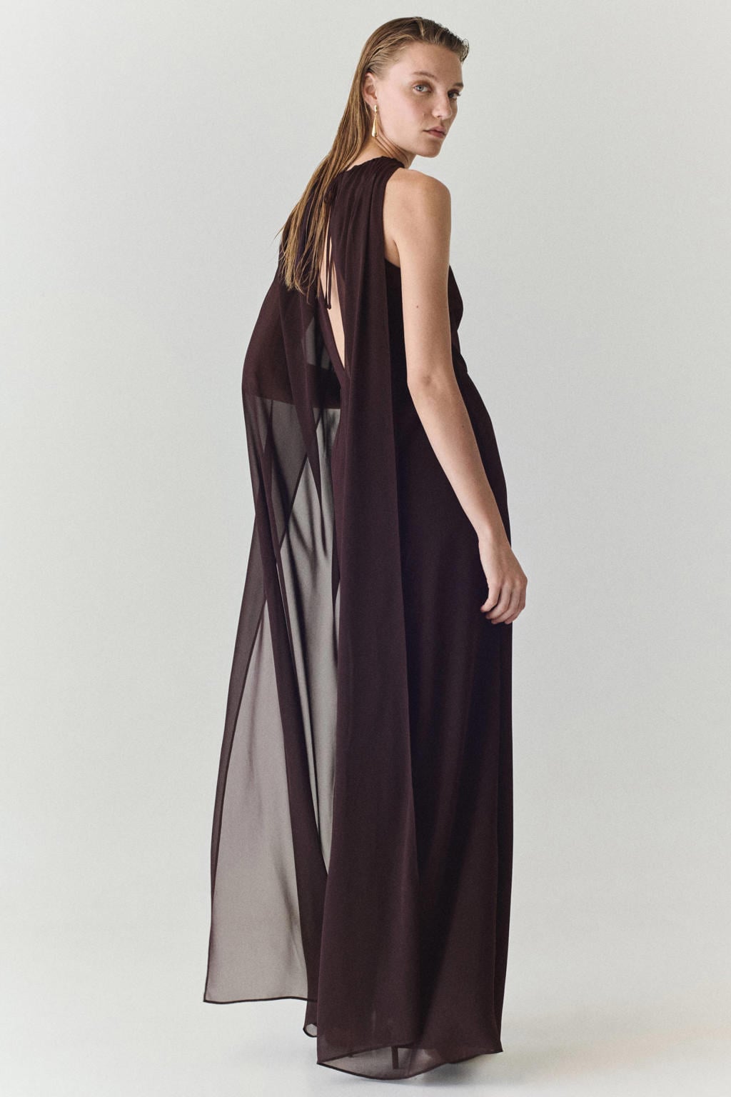 Mango jumpsuit - bruin
