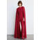 Mango jumpsuit met cape - rood