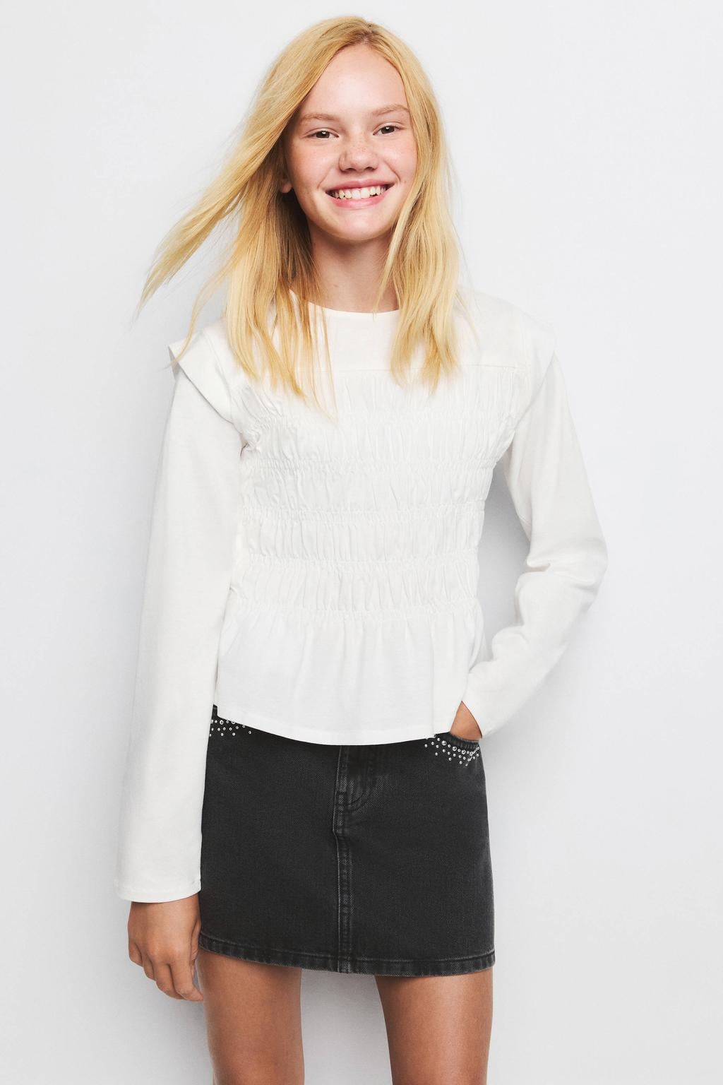 Mango Kids blousetop - wit