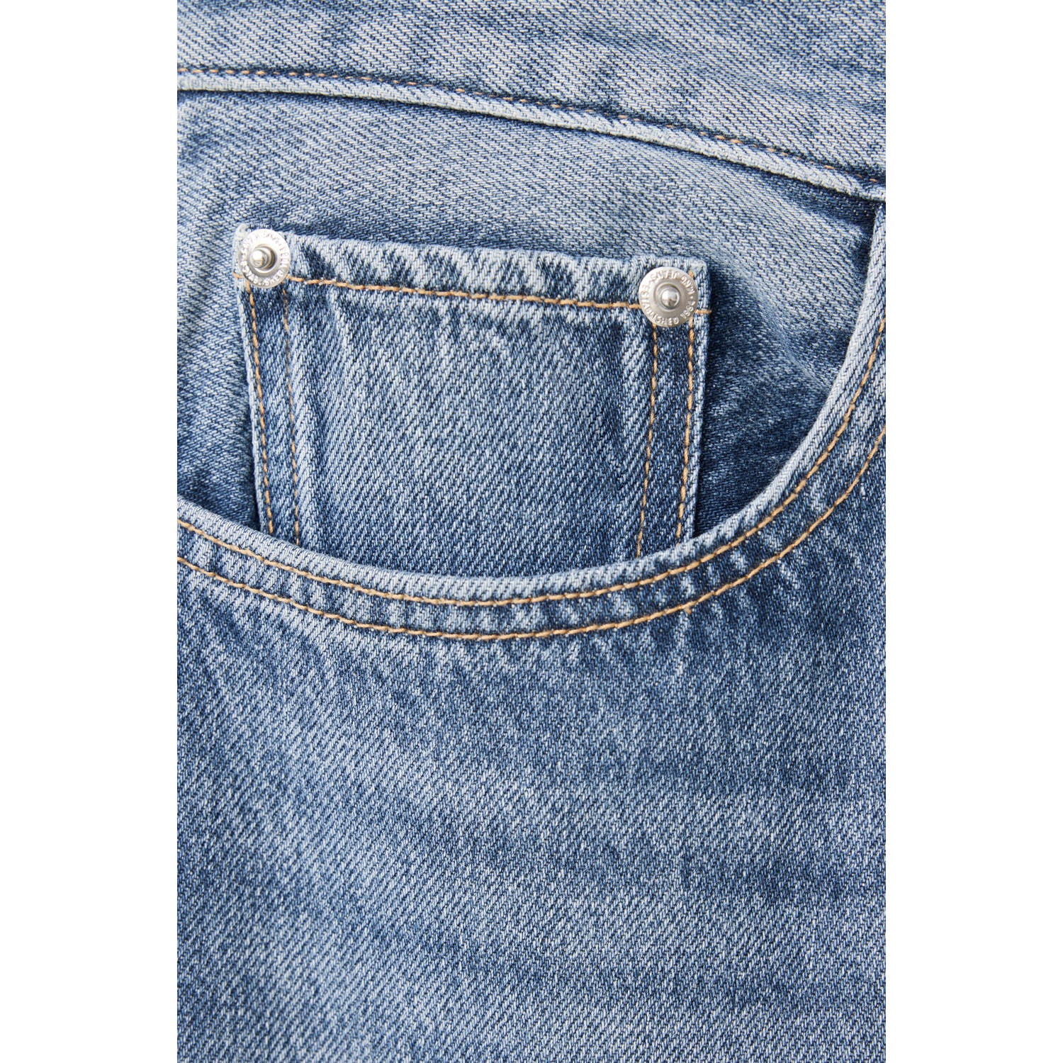 Mango straight leg jeans medium blue denim