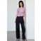Mango katoenen gebreid vest - roze