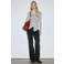 Mango straight leg jeans - grey denim