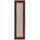 Flair Rugs laagpolig rechthoekige wollen vloerkleed 230x60 cm - rood