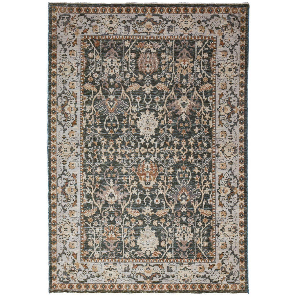 Flair Rugs laagpolig rechthoekige vloerkleed 140X80 cm - groen
