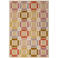 Flair Rugs laagpolig rechthoekige wollen vloerkleed met print 200x140 cm - meerkleurig