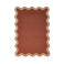 Flair Rugs laagpolig wollen rechthoekige vloerkleed 230x160 cm - terra