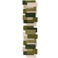 Flair Rugs laagpolig wollen loper met print 230x60 cm - groen