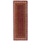 Flair Rugs laagpolig rechthoekige wollen loper 230x80 cm - paars