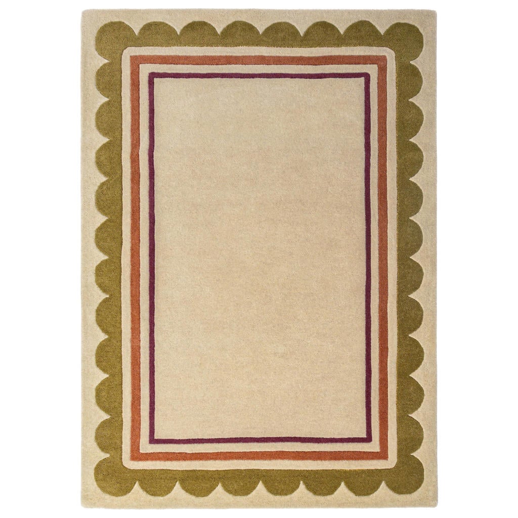 Flair Rugs laagpolig rechthoekige wollen vloerkleed 230x160 cm - meerkleurig