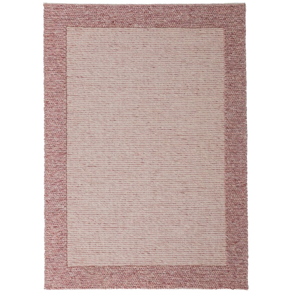 Flair Rugs laagpolig rechthoekige wollen vloerkleed 290x200 cm - paars