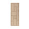 Flair Rugs Harris Modula hoogpolig wollen loper met print 230x80 cm - naturel