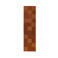 Flair Rugs laagpolig wollen rechthoekige vloerkleed met print 230x60 cm - terra