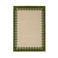 Flair Rugs laagpolig wollen rechthoekig vloerkleed 290x200 cm - olijfgroen