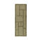 Flair Rugs hoogpolig rechthoekige wollen loper met print 230x80 cm - groen