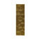Flair Rugs laagpolig rechthoekige wollen loper met print 230x60 cm - olijfgroen