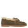 Poelman Zalama suède loafers - donkergroen