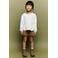 Mango Kids blousetop met ruches - wit