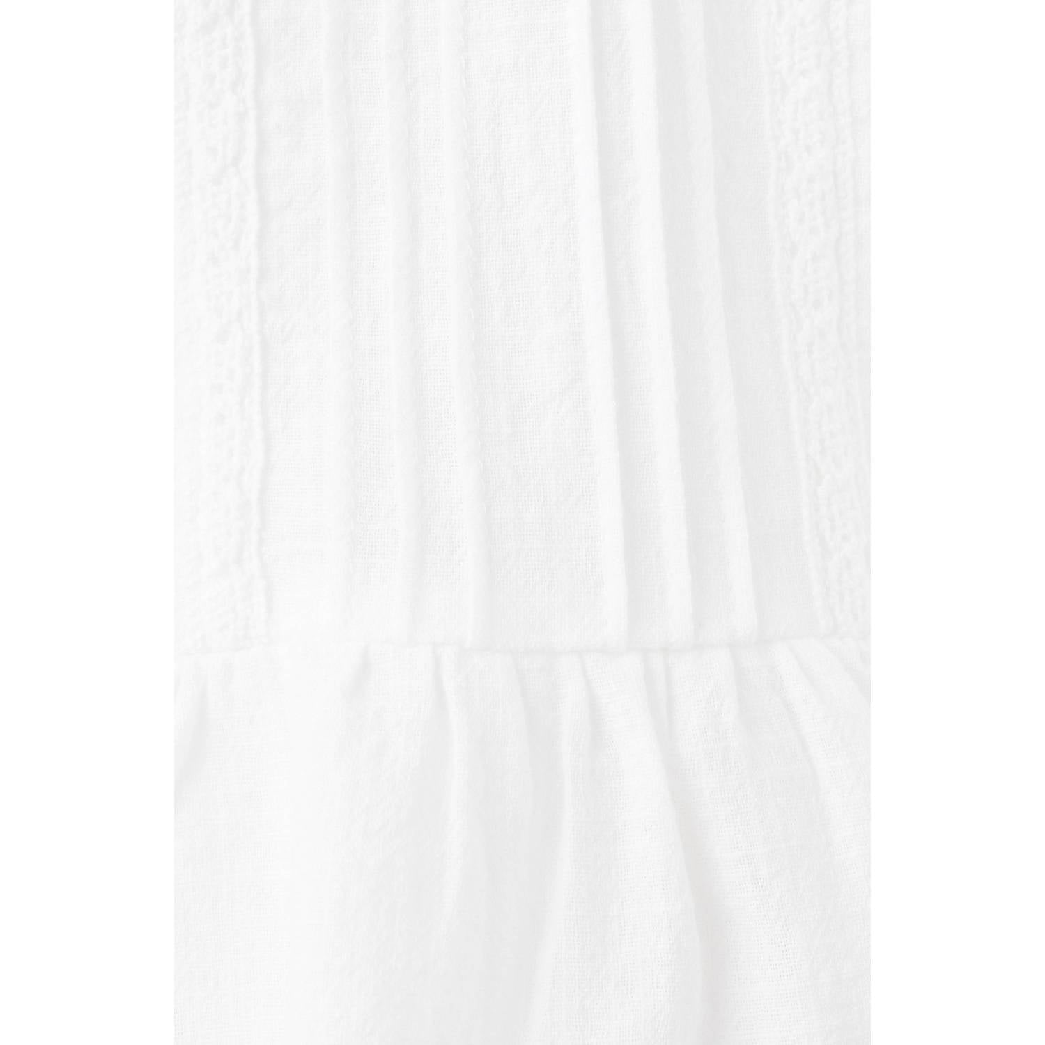 Mango Kids blousetop met ruches wit