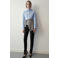 Mango blouse - lichtblauw