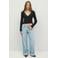 MANGO TEEN overslagtop - zwart