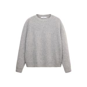 wollen gebreide trui - grijs