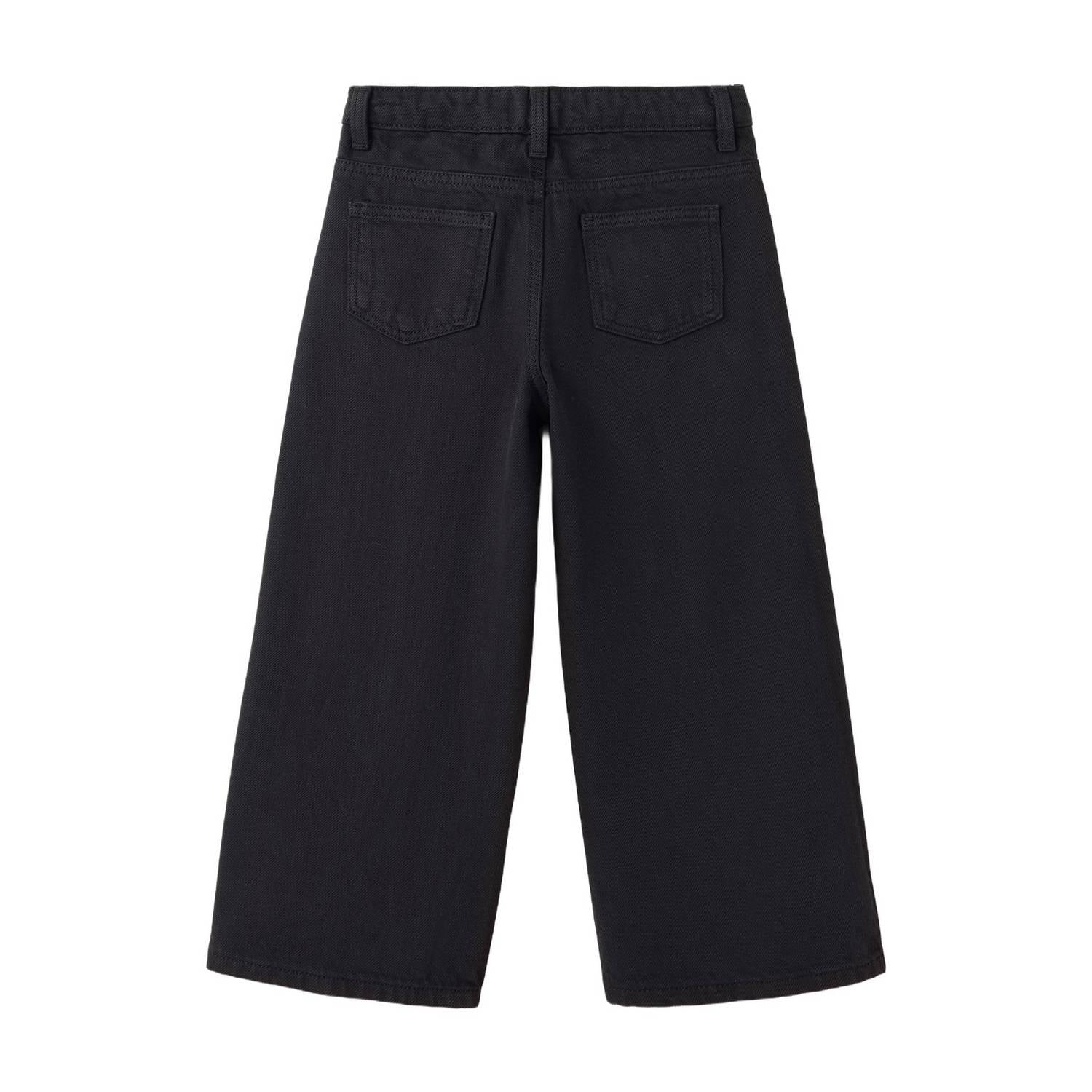 Mango Kids straight leg jeans met studs changeant grijs