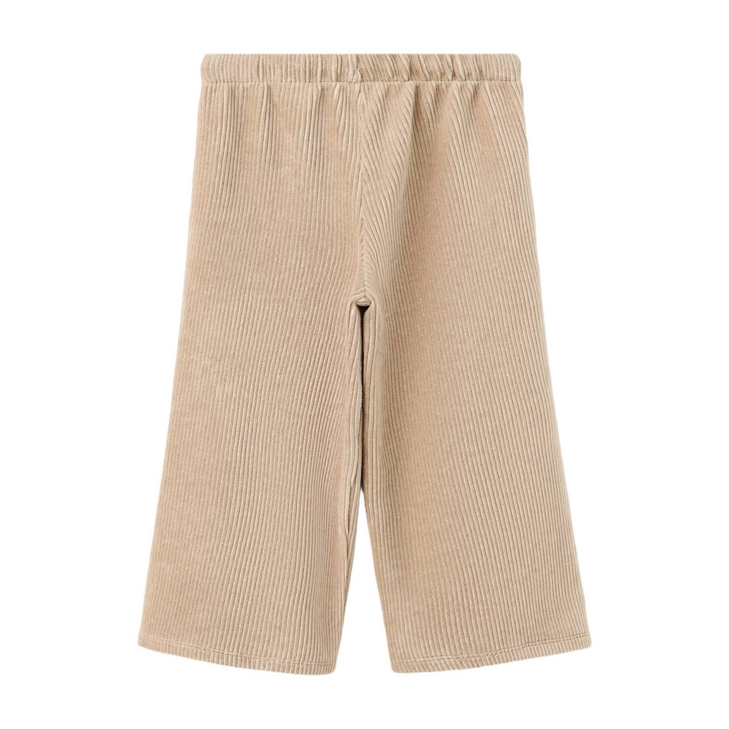 Mango Kids corduroy casual broek beige
