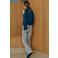MANGO TEEN blousetop met glitters - blauw