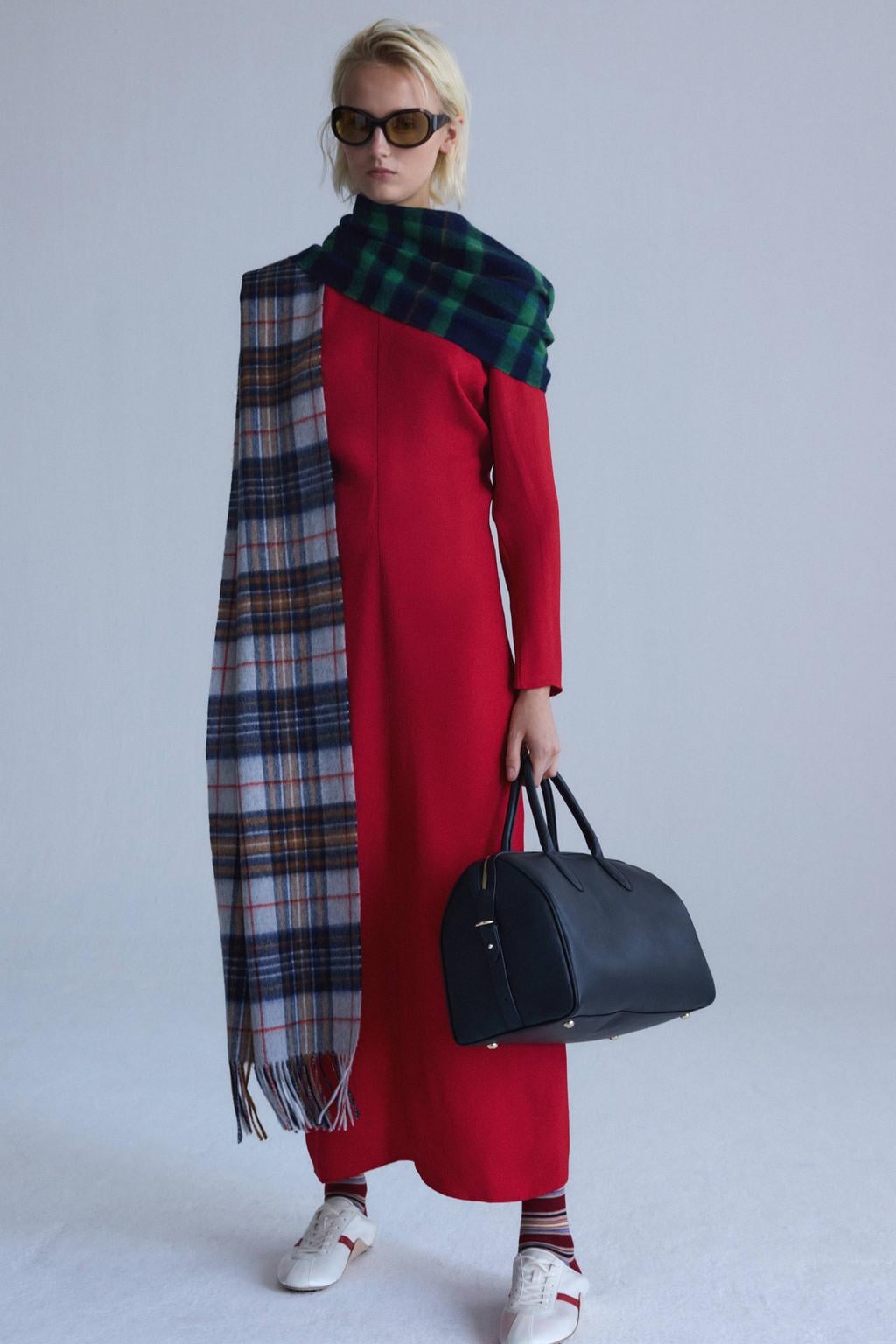 Mango midi jurk - rood