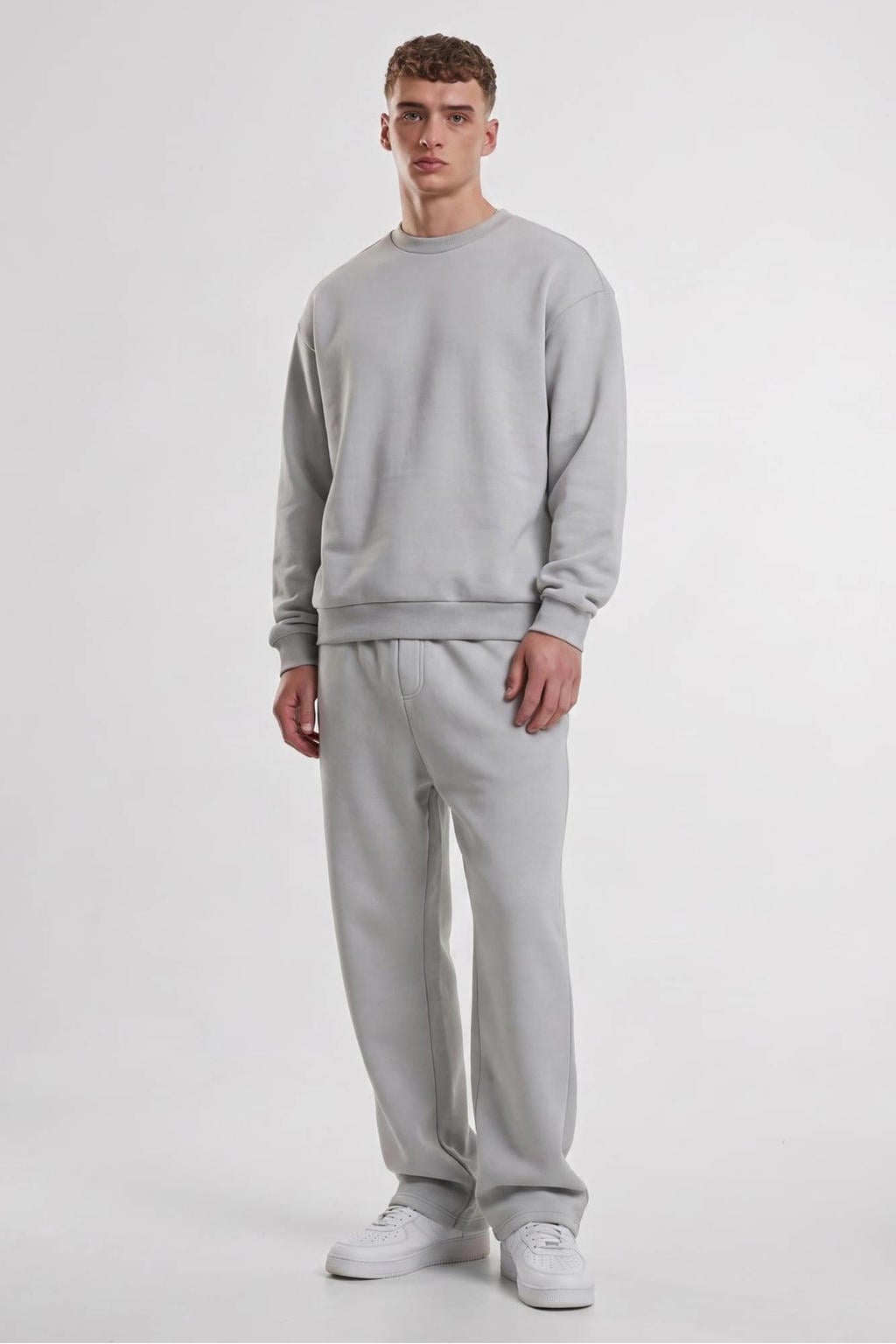 Urban Classics relaxed fit joggingbroek - lightasphalt