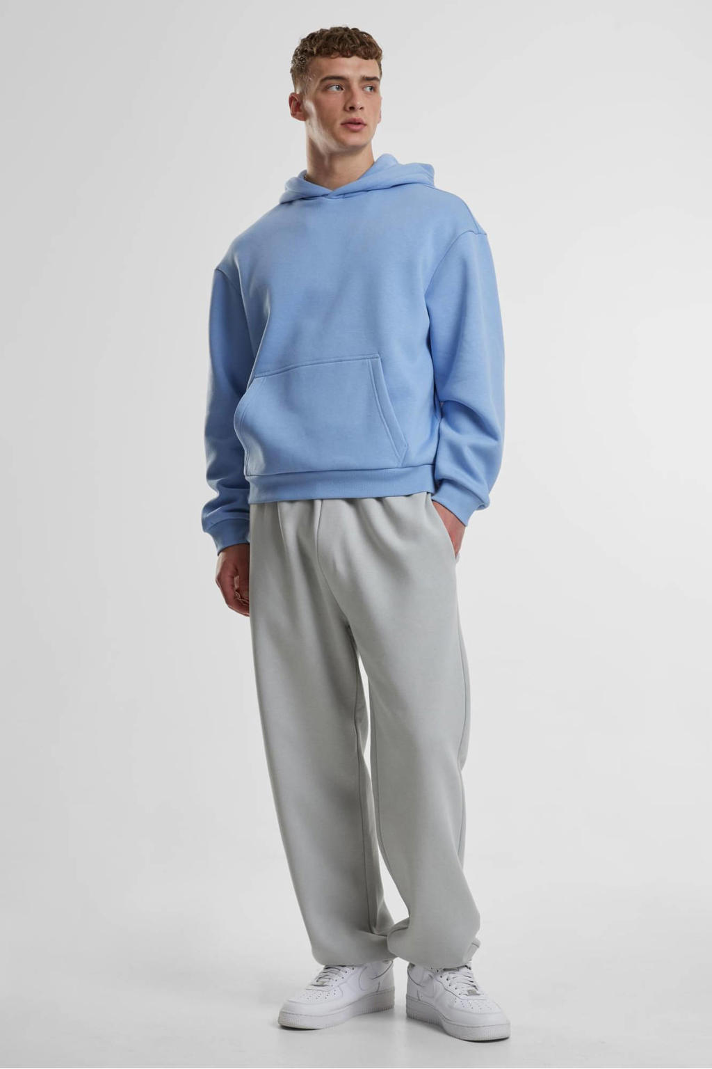 Urban Classics loose fit joggingbroek - lightasphalt