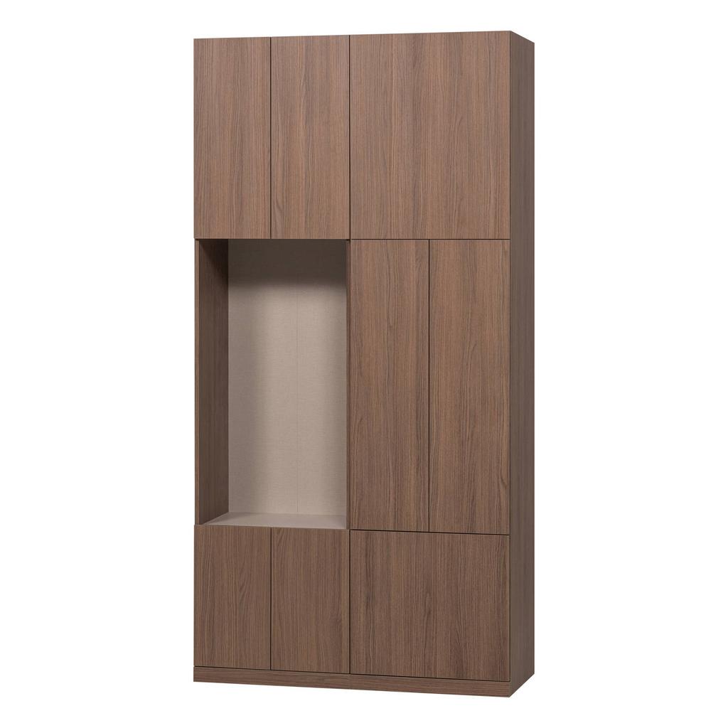 WOOOD Build Wandkast Combinatie 108 cm - Eiken Decor - Bruin