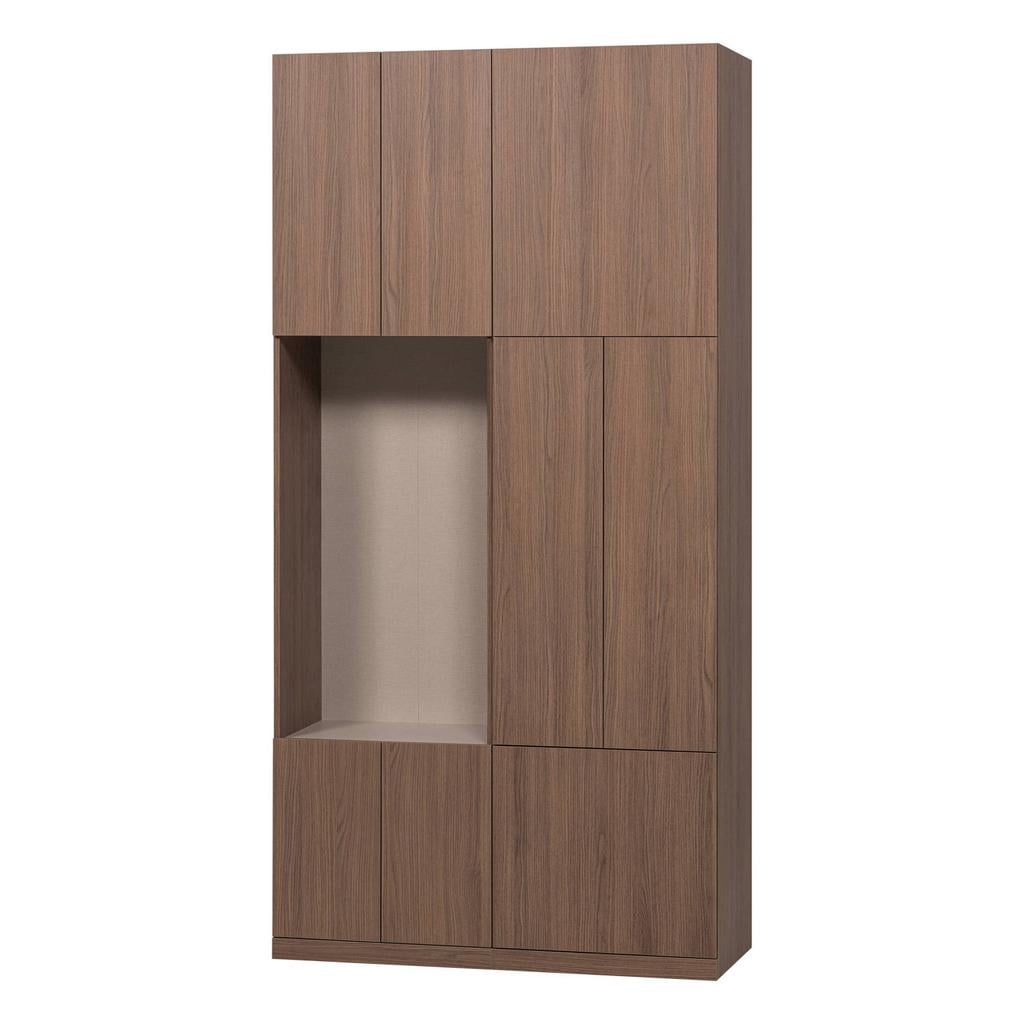 WOOOD Build Wandkast Combinatie 108 cm - Eiken Decor - Bruin