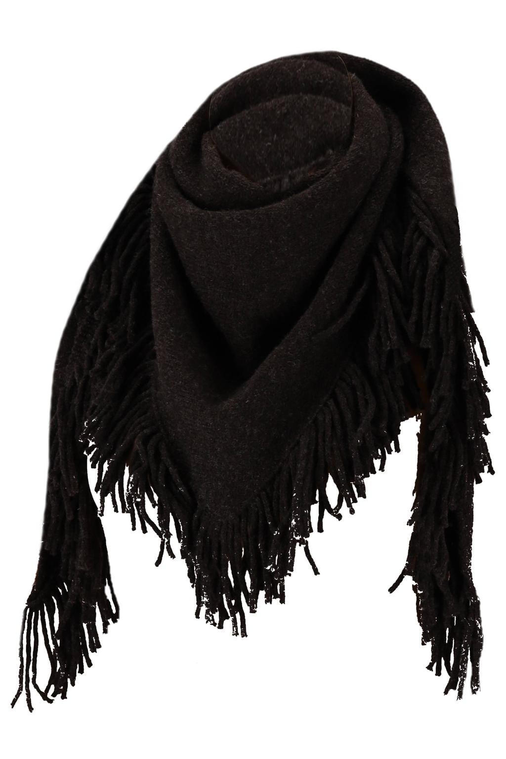 Sarlini triangle scarf donkerbruin