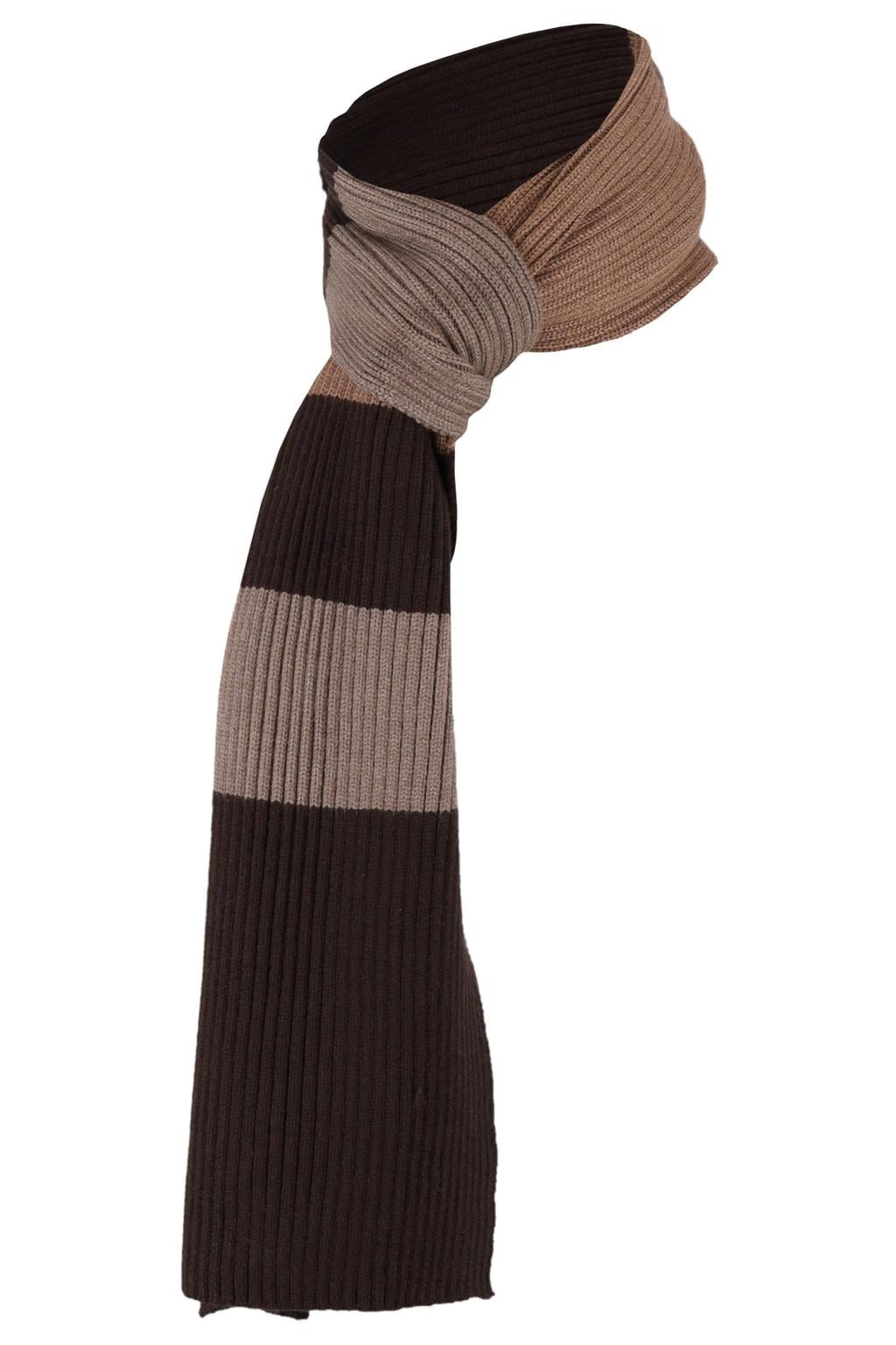 Sarlini sjaal donkerbruin/taupe