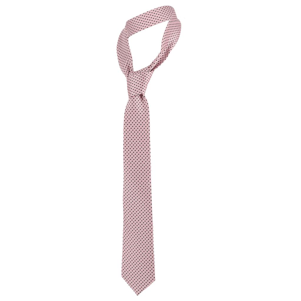 Sarlini stropdas met stippen roze