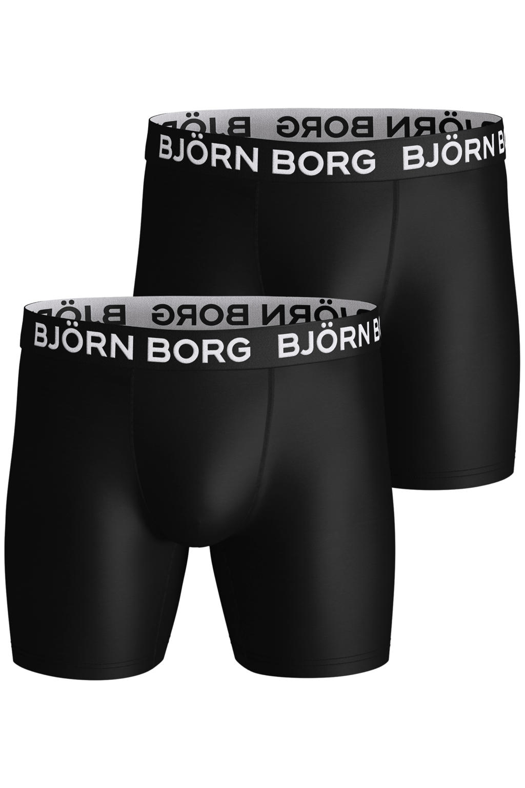 Björn Borg boxershorts - zwart (set van 2)