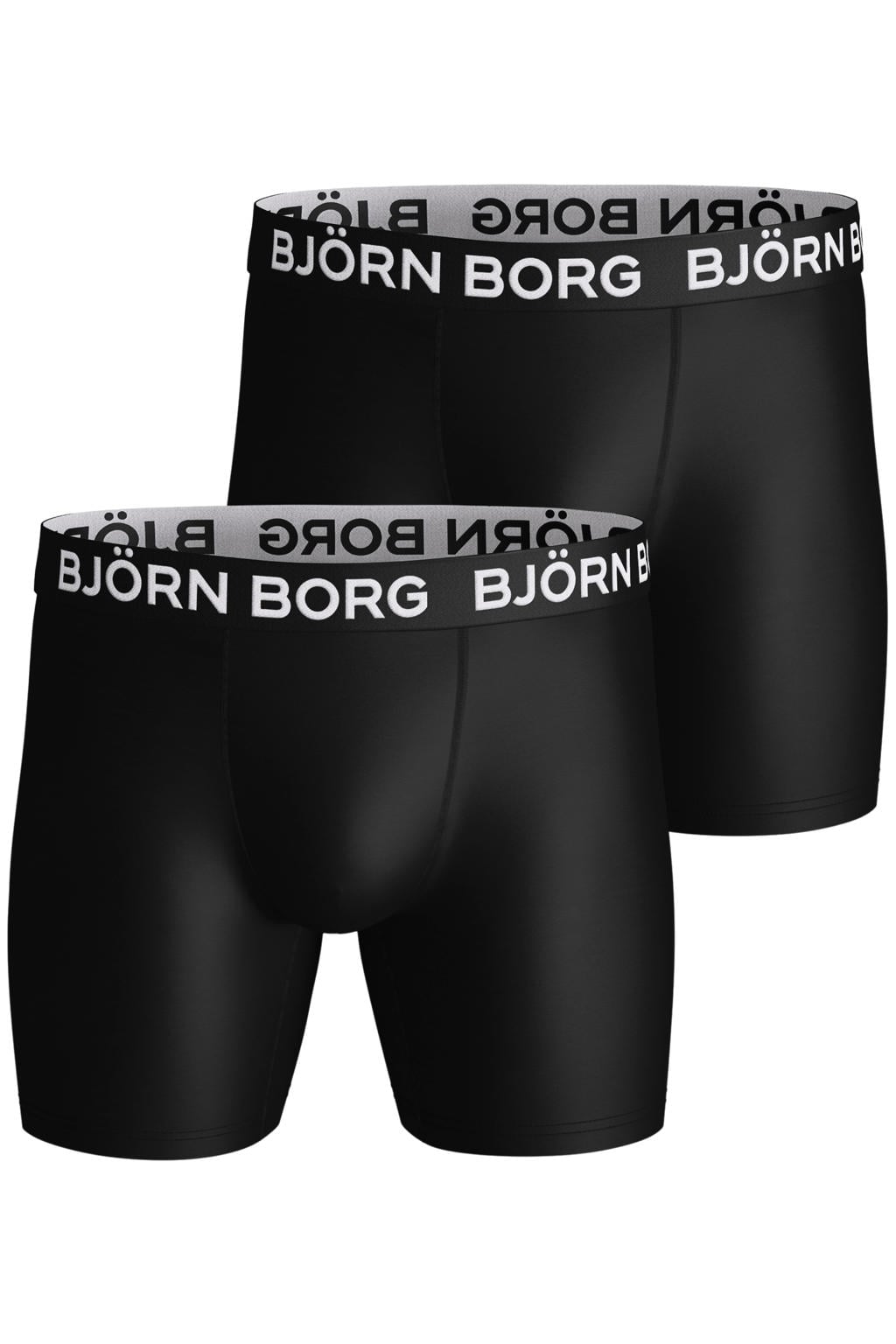 Björn Borg boxershorts - zwart (set van 2)