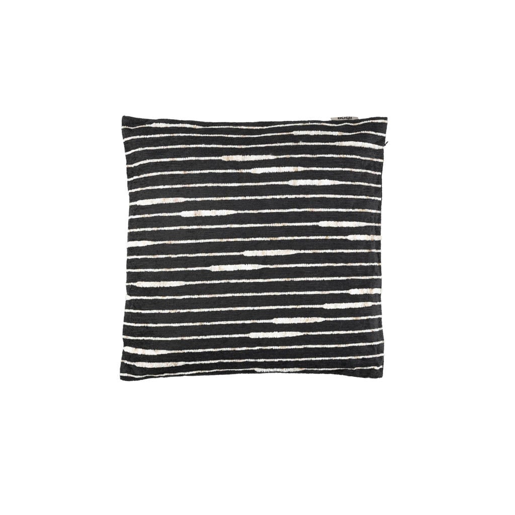 Dutchbone vierkante sierkussen 45x45 cm - zwart