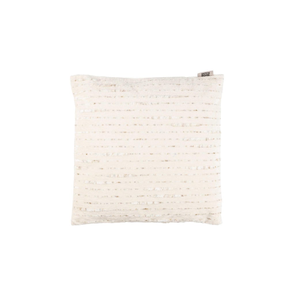 Dutchbone vierkante sierkussen 45x45 cm - beige