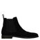 Manfield suède chelsea boots - zwart